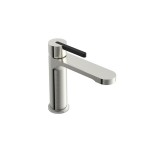 Bronx Basin Mixer Brushed Nickel & Matte Black